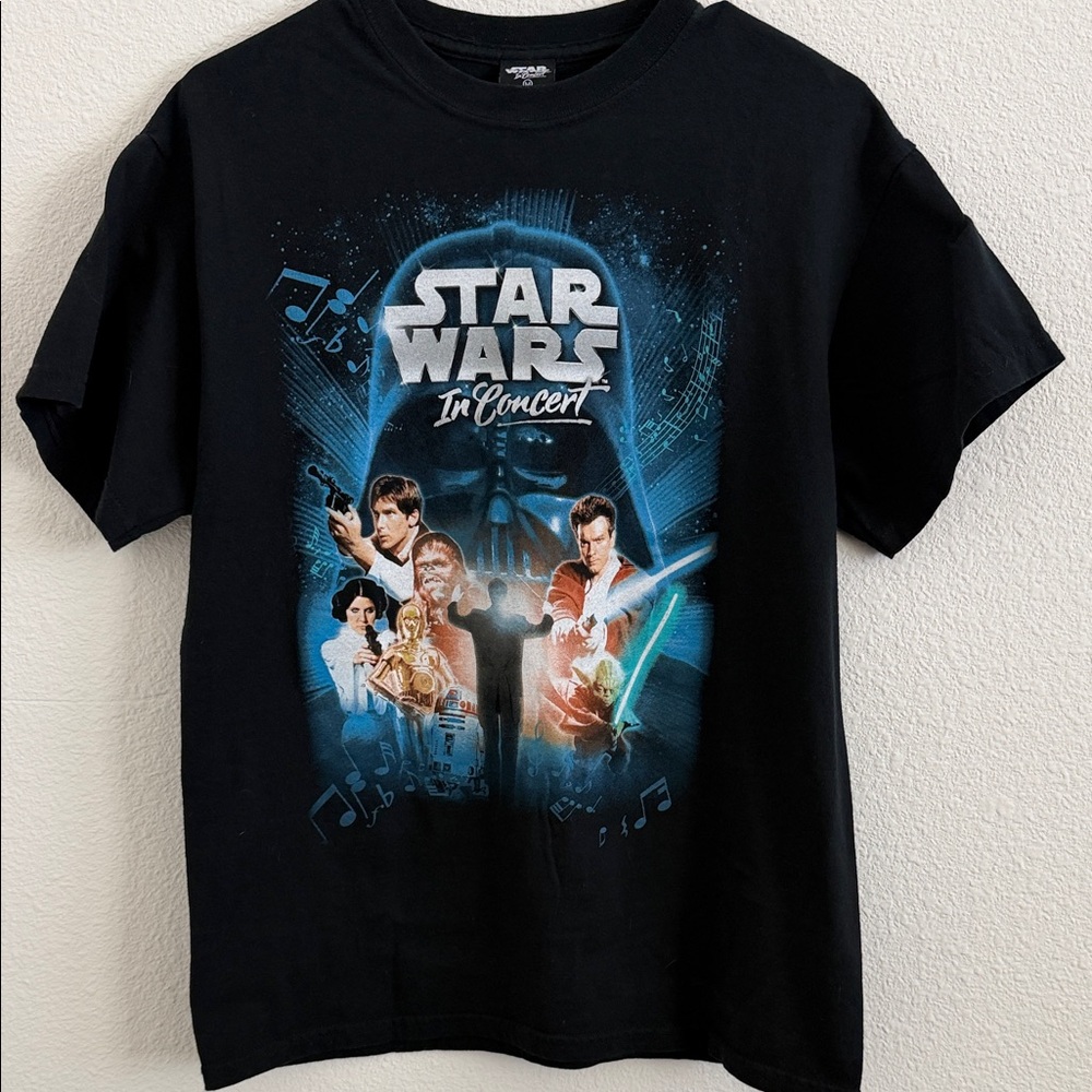 Star Wars In Concert 2010 Black T-Shirt